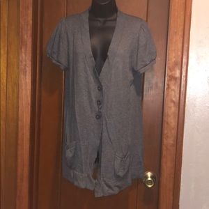 Apt 9 long sweater with short sleeves
